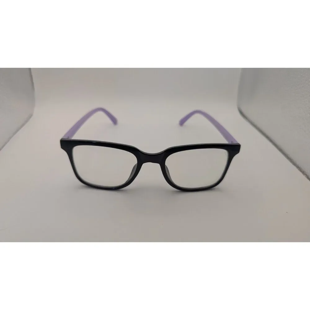 Purple And Black Eyeglass Frames